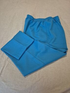 Draper's & Damon Petites Teal Polyster Pants